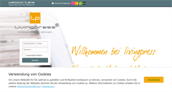 Desktop Screenshot of livingpress.de